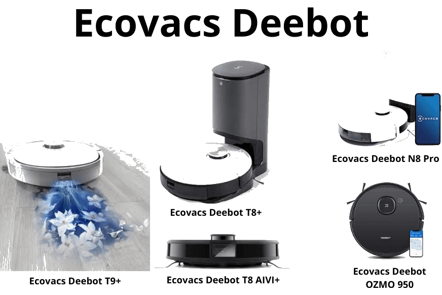 Ecovacs Deebort Saugroboter sind zu sehen.